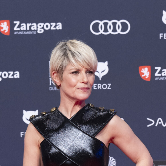 Marina Foïs au photocall de la 10ème cérémonie des Feroz Awards à l'auditorium de Saragosse, Espagne, le 28 janvier 2023. 