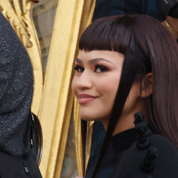 Zendaya - Arrivées au défilé Schiaparelli Haute Couture Printemps/Été 2024 dans le cadre de la Fashion Week de Paris le 22 janvier 2024. © Denis Guignebourg/Bestimage