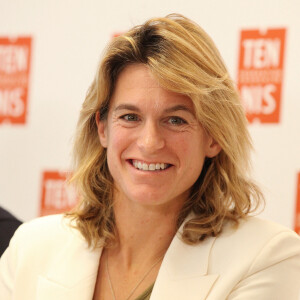 Amelie Mauresmo - Conférence de presse de la Fédération française de tennis à Paris, le 14 décembre 2023. © Jonathan Rebboah / Panoramic / Bestimage