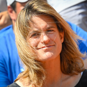 Amélie Mauresmo aux Internationaux de France de tennis de Roland Garros 2023 à Paris, France, le 8 juin 2023. © Chryslene Caillaud/Panoramic/Bestimage 