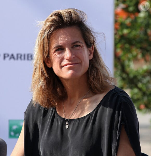 Amélie Mauresmo - BNP Paribas célèbre 50 ans de fidélité lors des internationaux de France de Tennis de Roland Garros 2023 à Paris le 28 mai 2023. 