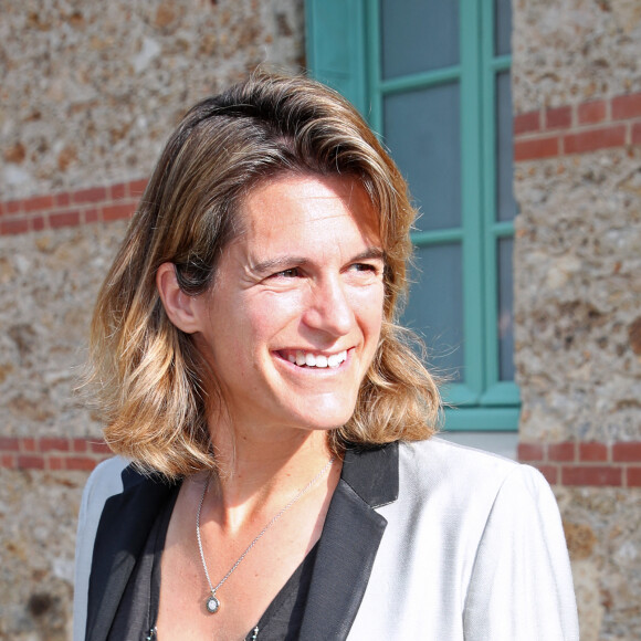 Amélie Mauresmo (Directrice du Tournoi) - Tirage au sort des Internationaux de France de Tennis de Roland Garros 2022 à l'Orangerie située dans le Jardin des Serres d'Auteuil. A Paris le 19 Mai 2022. Bertrand Rindoff/Bestimage 