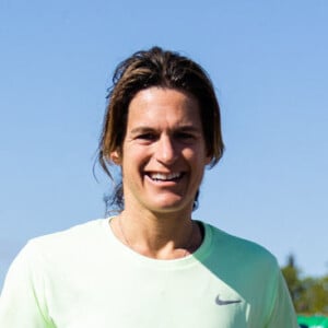Amélie Mauresmo - L'ancienne numéro 1 mondiale de tennis, Amélie Mauresmo (directrice générale de la FFT) a couru le Marathon de Paris 2022 en 3h15 le 3 avril 2022. © Yoann Rochette/Bestimage 