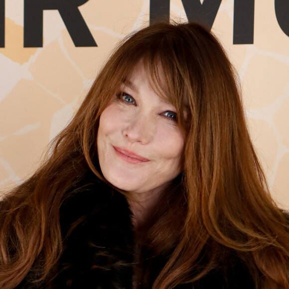 Carla Bruni-Sarkozy - Défilé Haute Couture Zuhair Murad au palais de Tokyo à Paris, le 24 janvier 2024. © Christophe Clovis / Bestimage