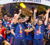 Les deux handballeurs sont devenus champions d'Europe 
 
La France championne d'Europe de Handball face au Danemark lors des Championnats d'Europe à Cologne