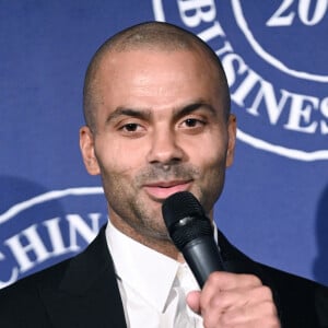 Exclusif - Tony Parker - Le Chinese Business Club ouvre sa saison des déjeuners officiels avec T.Parker en invité d'honneur au Westin Paris Vendôme le 2 février 2024. © Rachid Bellak / Bestimage 