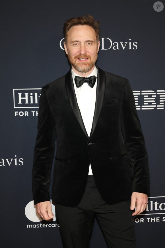 David Guetta - 66e édition du gala pre-Grammy au Beverly Hilton de Los Angeles. Le 3 février 2024.