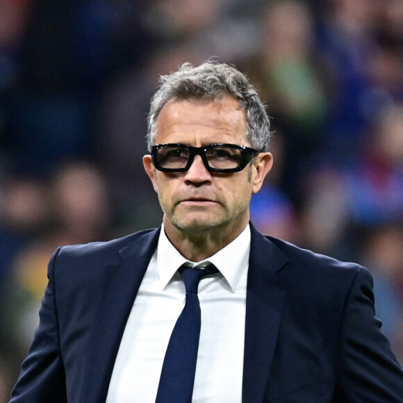 Fabien Galthié - Coupe du Monde de Rugby France 2023 - Match de quart de finale "France-Afrique du Sud (28-29)" au Stade de France à Saint-Denis 15 octobre 2023.