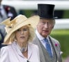 On sait désormais, en effet, que le roi souffre d'un cancer.
Roi Charles, Reine Camilla - Royal Ascot, 21 juin 2023