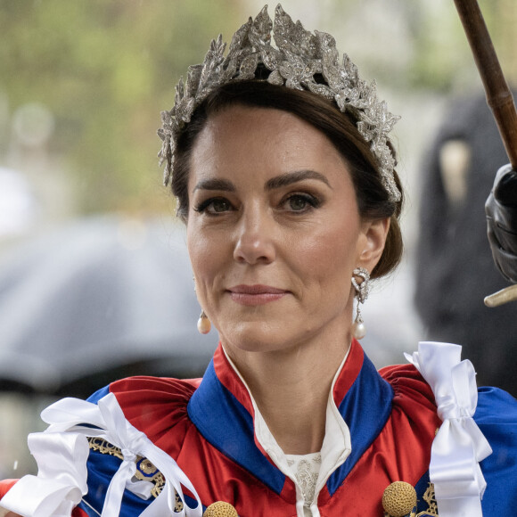 Mais moins que celui de Kate Middleton.
Catherine (Kate) Middleton, princesse de Galles, lors de la cérémonie de couronnement du roi d'Angleterre à Londres, Royaume Uni, le 6 mai 2023. 