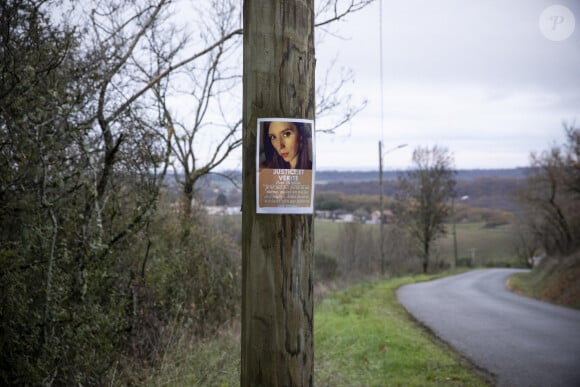 Reconstitution de la disparition de Delphine Jubillar à Cagnac-les-Mines, Tarn le 13 décembre 2022. © Frédéric Maligne / Bestimage