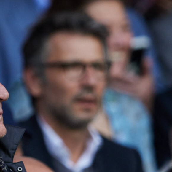 Didier Barbelivien - People lors du match de football Ligue 1 Uber Eats PSG Vs Ajaccio (5-0) au Parc des Princes à Paris le 13 mai 2023. © Cyril Moreau / Bestimage 