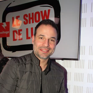 Mario Barravecchia (Star Academy 1) lors de l'émission "Le Show de Luxe" sur la Radio Voltage à Paris, France, le 12 février 2019. © Philippe Baldini/Bestimage