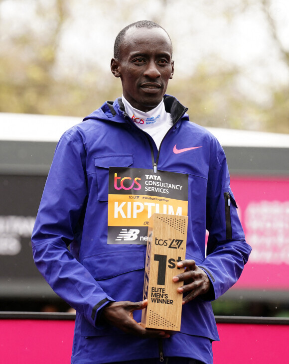 De nombreux hommages ont été rendus à Kelvin Kiptum
 
Kelvin Kiptum au marathon de Londres en 2023. John Walton/PA Wire.