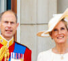 Mais validée par la famille royale.
Le duc Edward d'Edimbourg, Sophie, duchesse de'Edimbourg - La famille royale d'Angleterre sur le balcon du palais de Buckingham lors du défilé "Trooping the Colour" à Londres. Le 17 juin 2023
