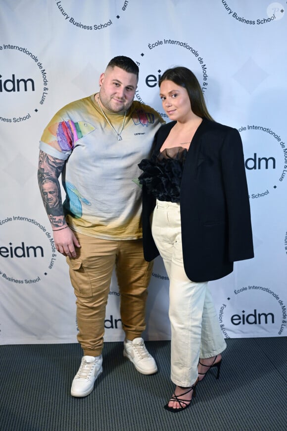 Exclusif - Nico et Daniela Capone - Défilé de l'école de mode EIDM à la Philharmonie de Paris le 2 avril 2023. © Rachid Bellak/Bestimage