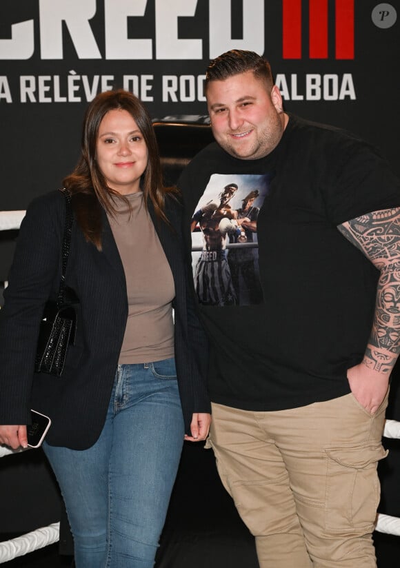 Nico et Daniela Capone - Première du film "Creed III" au cinéma Le Grand Rex à Paris le 13 février 2023. © Coadic Guirec/Bestimage 