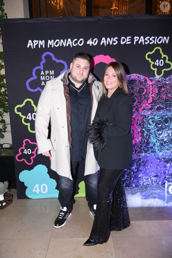 Exclusif - Nico et Daniela Capone - Dîner des 40 ans du bijoutier "APM Monaco" à l'hôtel Plaza Athénée à Paris, France, le 14 décembre 2022. © Rachid Bellak/Bestimage 