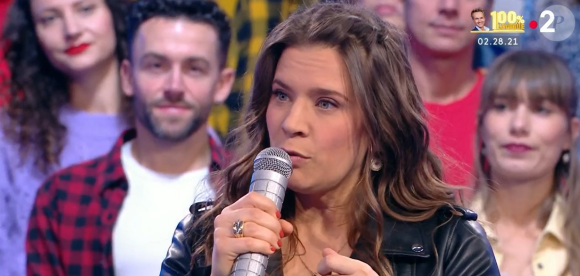 Honorine de "N'oubliez pas les paroles" lors de l'émission du 17 février 2024, sur France 2