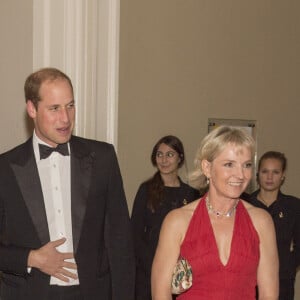 Ann Chalmers, Julia Samuel - Le prince William, duc de Cambridge, assiste au dîner du 21ème anniversaire de l'association caritative "Child Bereavement UK", qui aide les familles à se reconstruire après la perte de leur enfant. Londres, le 15 octobre 2015 