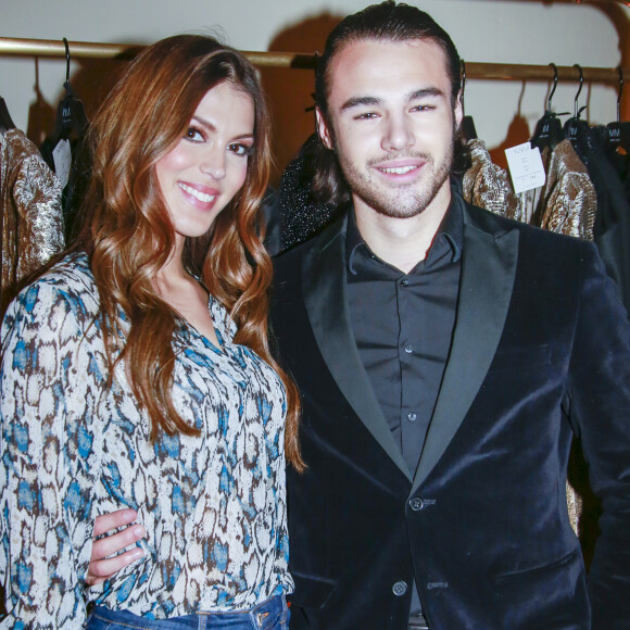 Exclusif - Iris Mittenaere, Anthony Colette - Présentation de la première collection de la marque MARTIN MARTIN PARIS à l'Atelier Eiffel à Paris, France, le 14 février 2019. © Régis Colin Berthelier via Bestimage