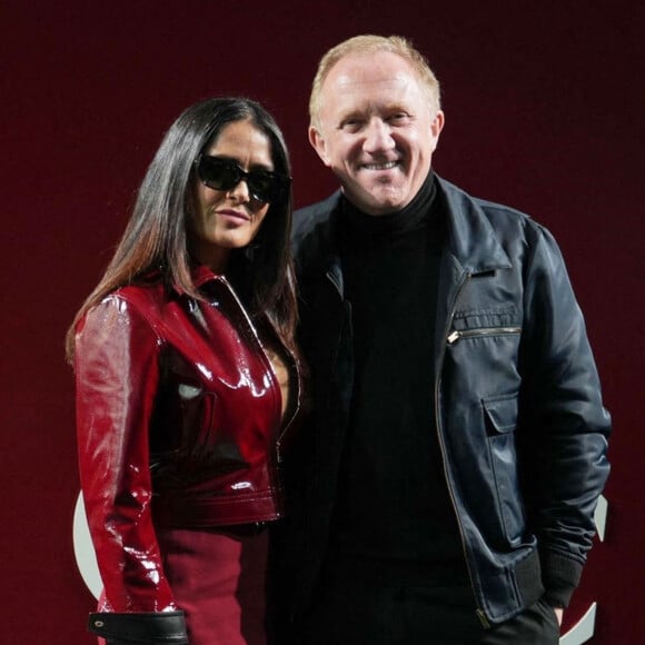 L'actrice Salma Hayek a assisté au défilé Gucci organisé à la Fonderia Carlo Macchi avec son époux François-Henri Pinault.
Salma Hayek et son mari François-Henri Pinault