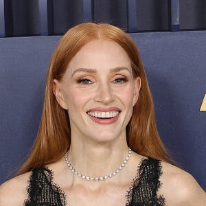 Jessica Chastain - Photocall de la 30ème cérémonie Screen Actors Guild Awards à Los Angeles, le 24 février 2024. 