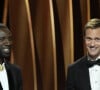Omar Sy et Alexander Skarsgard ont remis un prix à la 30ème cérémonie Screen Actors Guild Awards à Los Angeles (SAG Awards), le 24 février 2024. © Robert Hanashiro-USA TODAY/SPUS/ABACAPRESS.COM