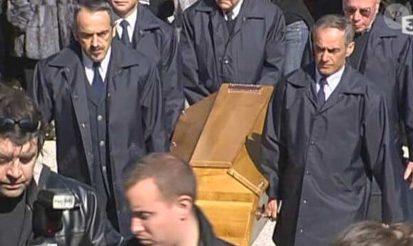 Les obsèques de Jean Ferrat à Antraigues-sur-Volane