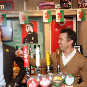Le prince William, prince de Galles, visite le Turf Pub près de Wrexham, le 1er mars 2024. 