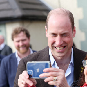 Le prince William, prince de Galles, visite le Turf Pub près de Wrexham, le 1er mars 2024. 