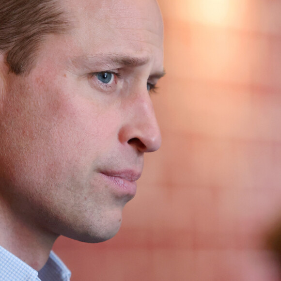 Le prince William, prince de Galles, visite le Turf Pub près de Wrexham, le 1er mars 2024. 