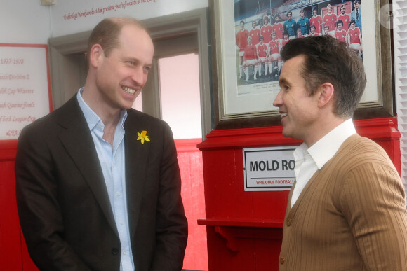 Le prince William, prince de Galles, visite le Turf Pub près de Wrexham, le 1er mars 2024. 