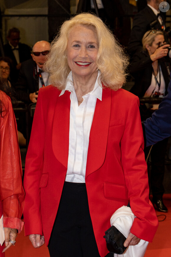 Brigitte Fossey - Montée des marches du film " Rapito (L'enlèvement) " lors du 76ème Festival International du Film de Cannes, au Palais des Festivals à Cannes. Le 23 mai 2023 © Jacovides-Moreau / Bestimage 