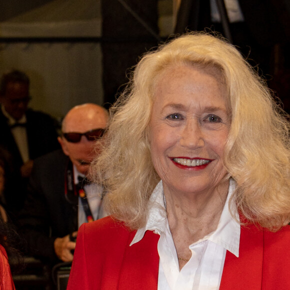 Brigitte Fossey - Montée des marches du film " Rapito (L'enlèvement) " lors du 76ème Festival International du Film de Cannes, au Palais des Festivals à Cannes. Le 23 mai 2023 © Jacovides-Moreau / Bestimage 