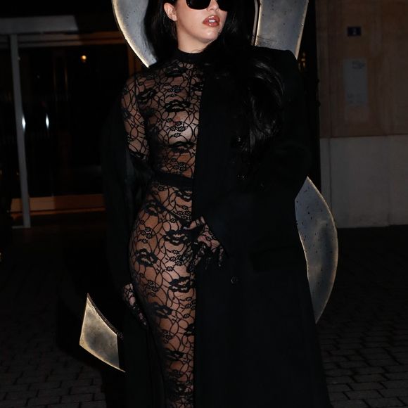 Lourdes Maria Ciccone Leon (fille de Madonna) - Photocall du défilé de la collection Homme Saint Laurent Automne/Hiver 2024-2025 dans le cadre de la Fashion Week de Paris le 5 mars 2024. © Christophe Clovis / Bestimage 