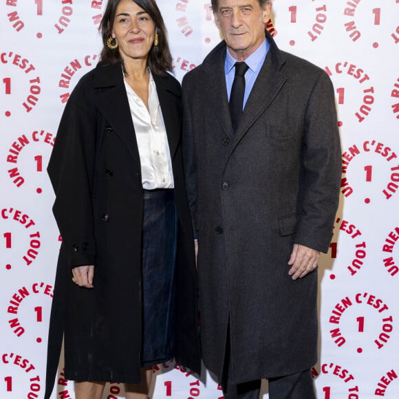 Cécile Duffau et Vincent Lindon - Dîner de gala de l'association "Un rien c'est tout" au Musée de l'armée aux Invalides à Paris. Le 7 mars 2024. © Cyril Moreau / Bestimage