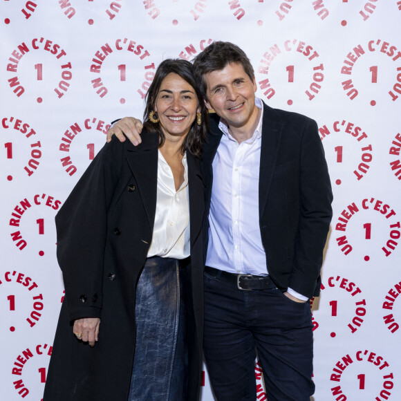 Cécile Duffau et Thomas Sotto - Dîner de gala de l'association "Un rien c'est tout" au Musée de l'armée aux Invalides à Paris. Le 7 mars 2024. © Cyril Moreau / Bestimage