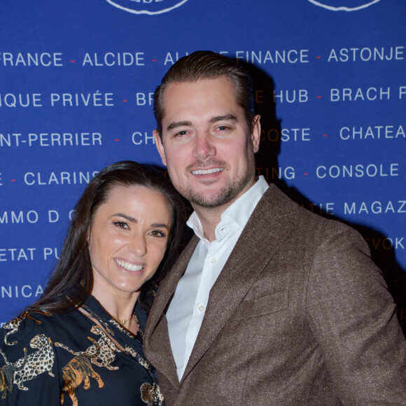 Exclusif - Capucine Anav et son fiancé Victor Dumas - Déjeuner du Chinese Business Club à l'occasion de la Journée internationale des droits des femmes à l'hôtel intercontinental à Paris le 7 mars 2024. © Rachid Bellak/Bestimage 