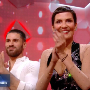Cristina Cordula et Jordan Mouillerac sur le plateau de "Danse avec les stars".