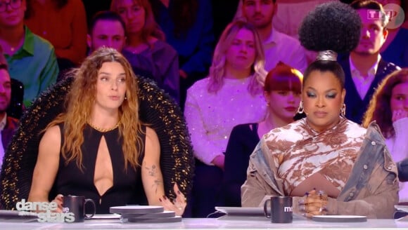 Fauve Hautot et Mel Charlot sur le plateau de "Danse avec les stars".