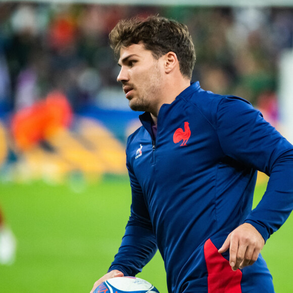 Antoine Dupont (XV de France) - Coupe du Monde de Rugby France 2023 - Match de quart de finale "France-Afrique du Sud (28-29)" au Stade de France à Saint-Denis 15 octobre 2023.