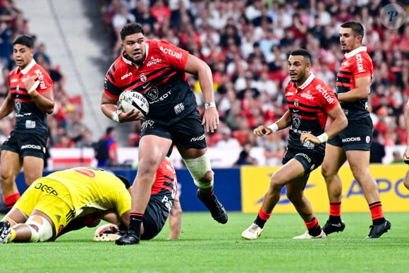 Le nouveau venu en équipe de France est papa pour la première fois depuis quelques mois

Emmanuel Meafou lors de la finale de rugby Top 14 opposant le Stade Toulousain Rugby (Toulouse) au Stade Rochelais (La Rochelle) au Stade de France à Saint-Denis, Seine Saint-Denis, le 17 juin 2023. Toulouse a gagné 29-26. © Federico Pestellini/Panoramic/Bestimage