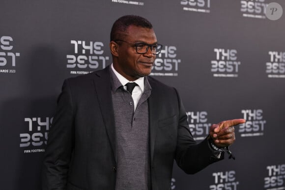 Marcel Desailly arrive à The Best FIFA Football Awards à Londres. (Credit Image: © Paul Terry/Sportimage/Cal Sport Media)