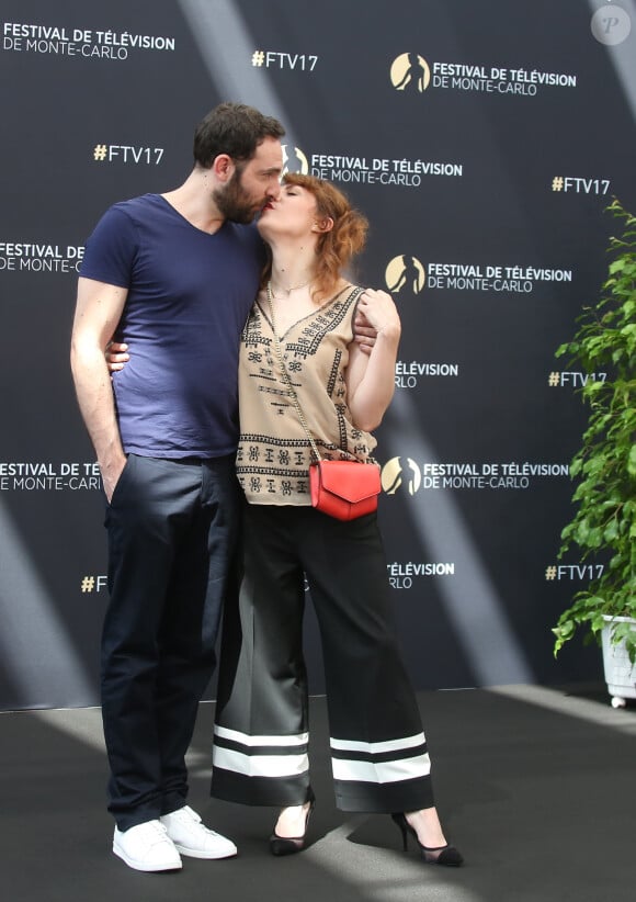 David Mora et Anne-Elisabeth Blateau - 57e Festival de télévision de Monte-Carlo, le 17 juin 2017. © Denis Guignebourg/Bestimage