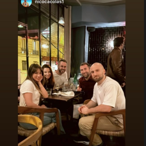 L'ancienne danseuse de DALS a passé une soirée avec des amis
Denitsa Ikonomova avec François Alu, Jade Geropp et Christian Millette en soirée, le 19 mars 2024