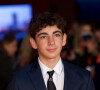 Et que Léon, le cadet, veut suivre les pas de son père ! 
Leon Hesby - Première du film "Promises" lors du 16ème Festival International du film de Rome le 17 octobre 2021. 