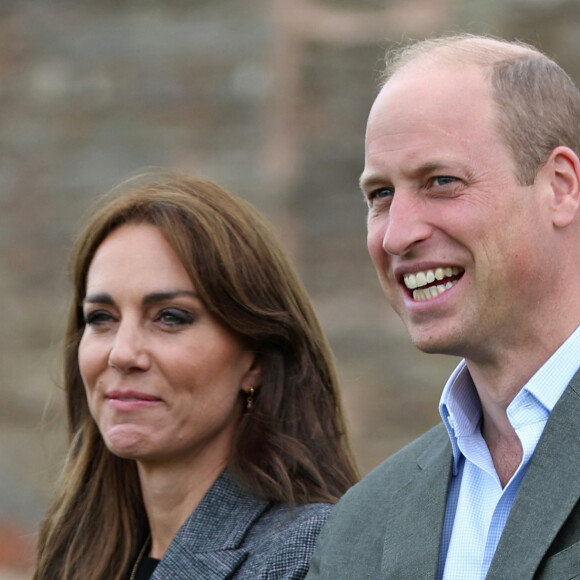 Le prince William et la princesse Kate (Middleton) de Galles en visite à l'association caritative We Are Farming Minds à Kings Pitt Farm à Hereford. Le 14 septembre 2023 