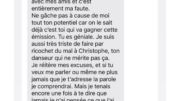 Altercation entre Inès Reg et Natasha St-Pier : Un SMS révélé au grand public, preuve irréfutable de ce qu'il s'est passé