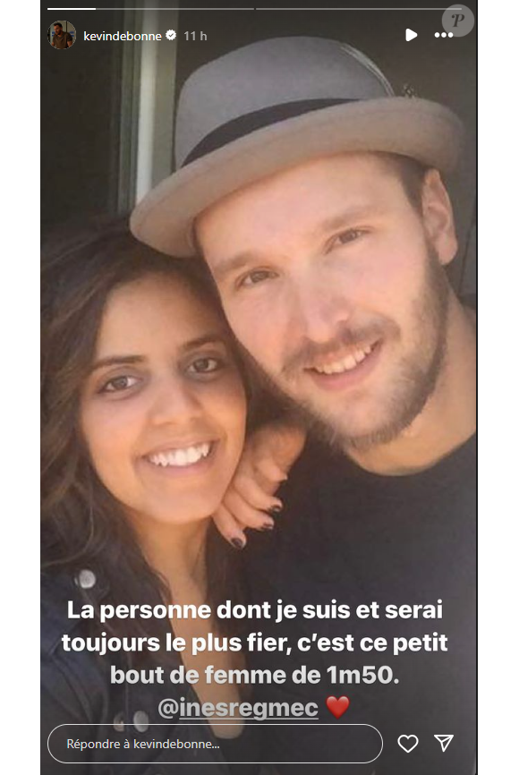 Kevin Debonne, l'ex-mari d'Inès Reg, la soutient dans l'affaire qui l'oppose à Natasha St-Pier. Instagram
